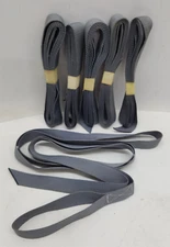 SET of 6 Sailboat Sail Ties 94" x 1" - Grey