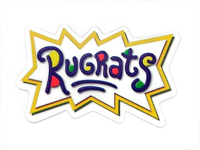 Nickelodeon Nick Toons Rugrats Tommy Chuckie Cartoon Water Resistant Sticker