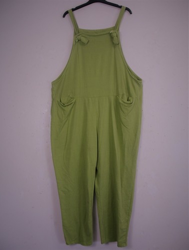 Lagenlook Ladies Dungarees/Jumpsuit 95% Cotton Stretchy Jersey Knit OneSize12-16 - Picture 34 of 53