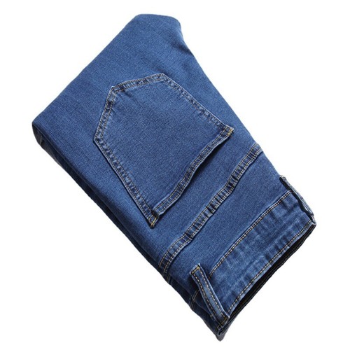 Herren Straight Leg Jeans Ripped Distressed Denim Hose Slim Klassisch Hip Hop Freizeit - Bild 2 von 3