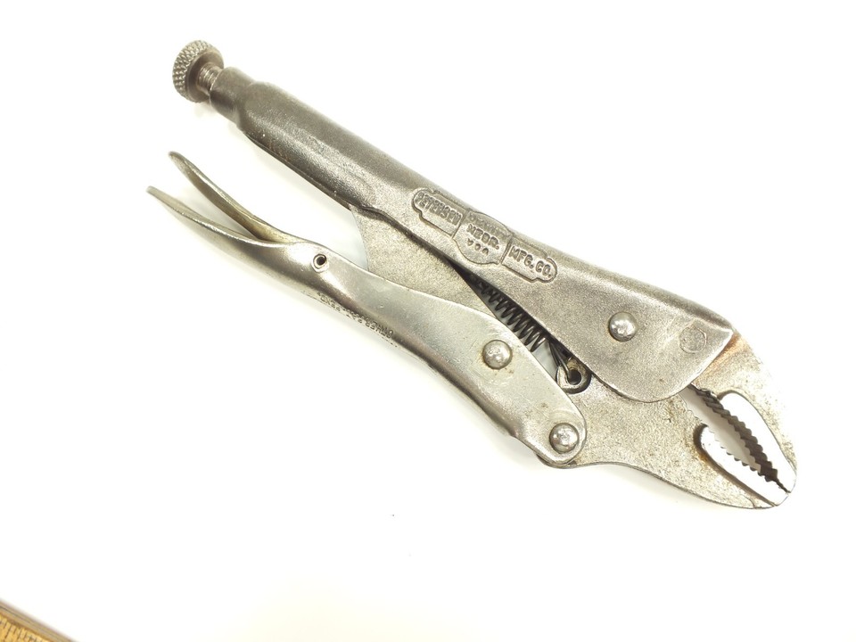 VISE GRIP TOOLS 7" CURVED JAW LOCKING PLIERS MADE IN USA 7CR VICE