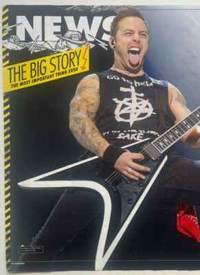 MATT TUCK / BULLET FOR MY VALENTINE - 2016 Full page UK Magazine poster