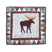 Patch Magic Mountain Whispers Moose Toss Pillow 16-inch By 16-inch on sale Patch Magic Mountain Whispers Moose Toss Pillow 16-inch By 16-inch on sale