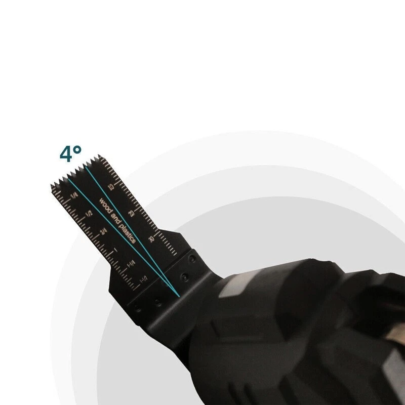 Utensile Multifunzione Oscillante 2 Batterie 350W Vibra Taglio Leviga Attrezzo - Immagine 4 di 4