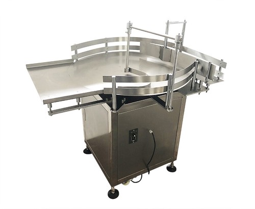 110V Round Bottles Accumulation Table Turn Table Rotary Unscrambler Distributing - Picture 8 of 12