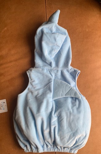 BNWT DREAM PKAY iMAGiNE,BLUE/CREAM LiTTLE SHARK COSTUME VEST ZiPPER,BABY 3-6 MOU - Picture 8 of 11