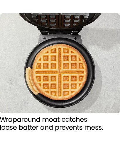 NIB CHEFMAN Anti-Overflow Belgian Waffle Maker w/ Shade Selector, # RJ04-AO-4 - Picture 8 of 13