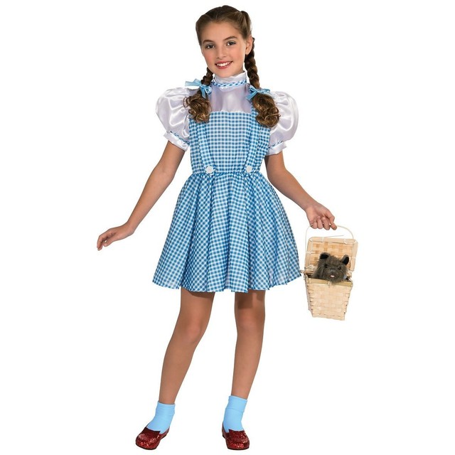 THE WIZARD OF OZ DOROTHY CHILD HALLOWEEN COSTUME GIRLS SIZE MEDIUM 8-10 ...