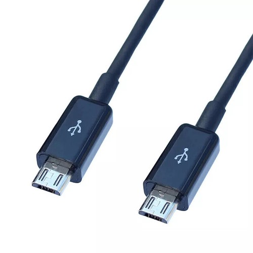 USB 2.0 A to Dual Micro 5Pin Data Charging Cable Y Splitter | Male to Male 1m - Picture 5 of 8