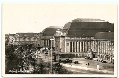 S04-4087, LEIPZIG, HAUPTBAHNHOF, *REAL PHOTO POSTCARD