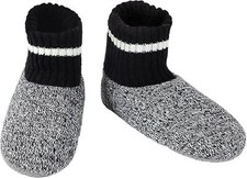 Men's Indoor Slipper Socks Soft Cozy Fleece Lined Anti Skid Warm House Shoes