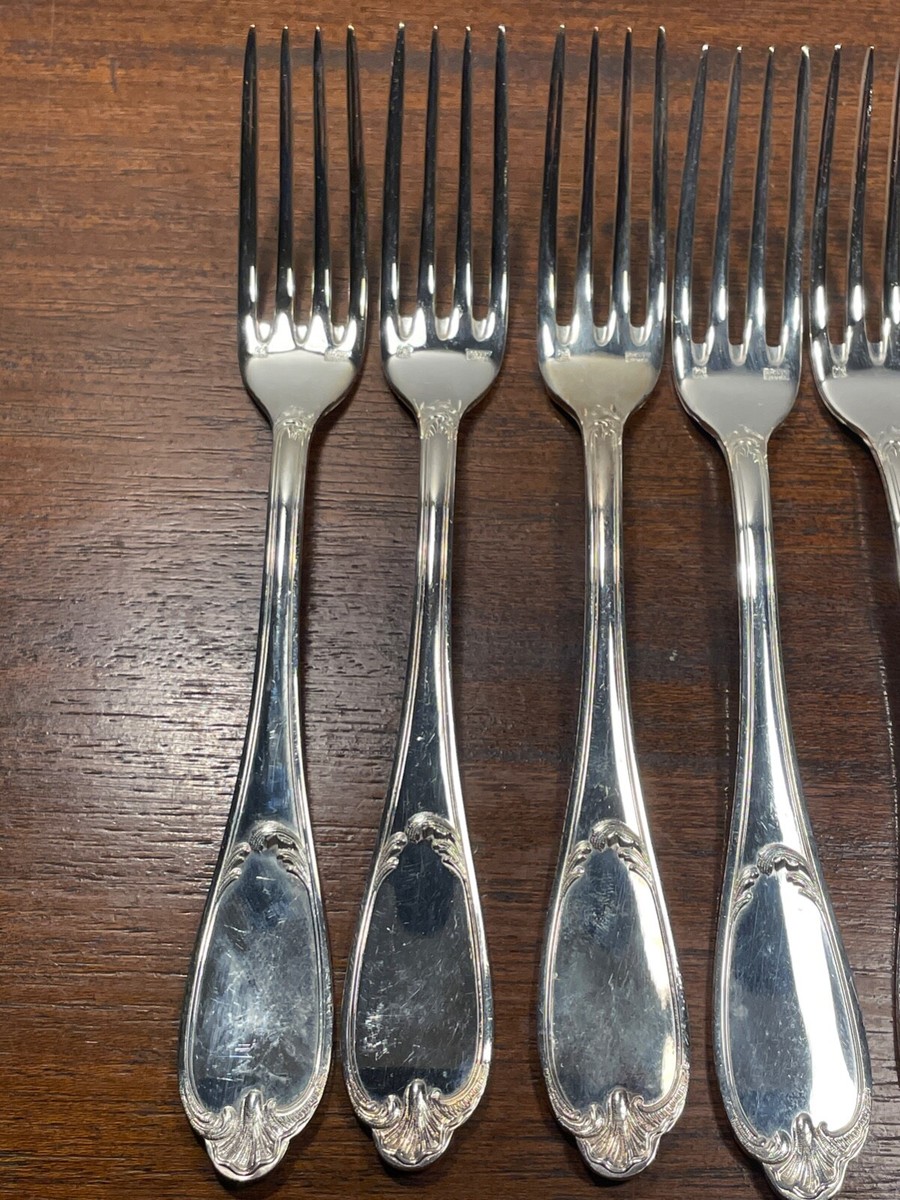 Couverts en métal argenté Ercuis modèle Pompadour (13 pièces) | Métal argenté modèle