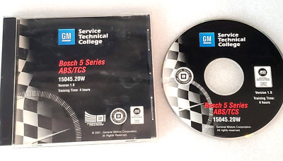 2001 GM Service Mechanics Repair Training Course CD: Bosch 5 Series ABS / TCS
