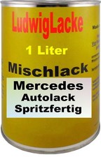 1 L spritzfertiger Lack für Mercedes Brillantsilber Farbcode: 744 Bj. 1991 - 200