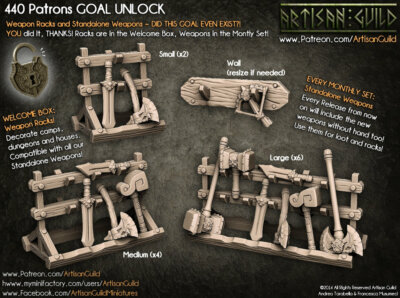 Weapon racks | Artisan Guild | D&D | Miniature | RPG | Terrain | eBay