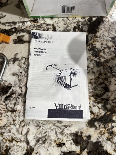 VillaWare Pasta Machine Maker Al Dente NO 177 - Picture 3 of 4