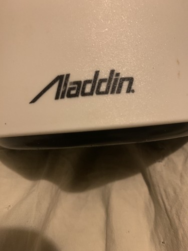 💥RARA Caraffa Isolata Aladdin Thermos Coperchio Pulsante Caldo e Freddo Bianco - Foto 6 di 10