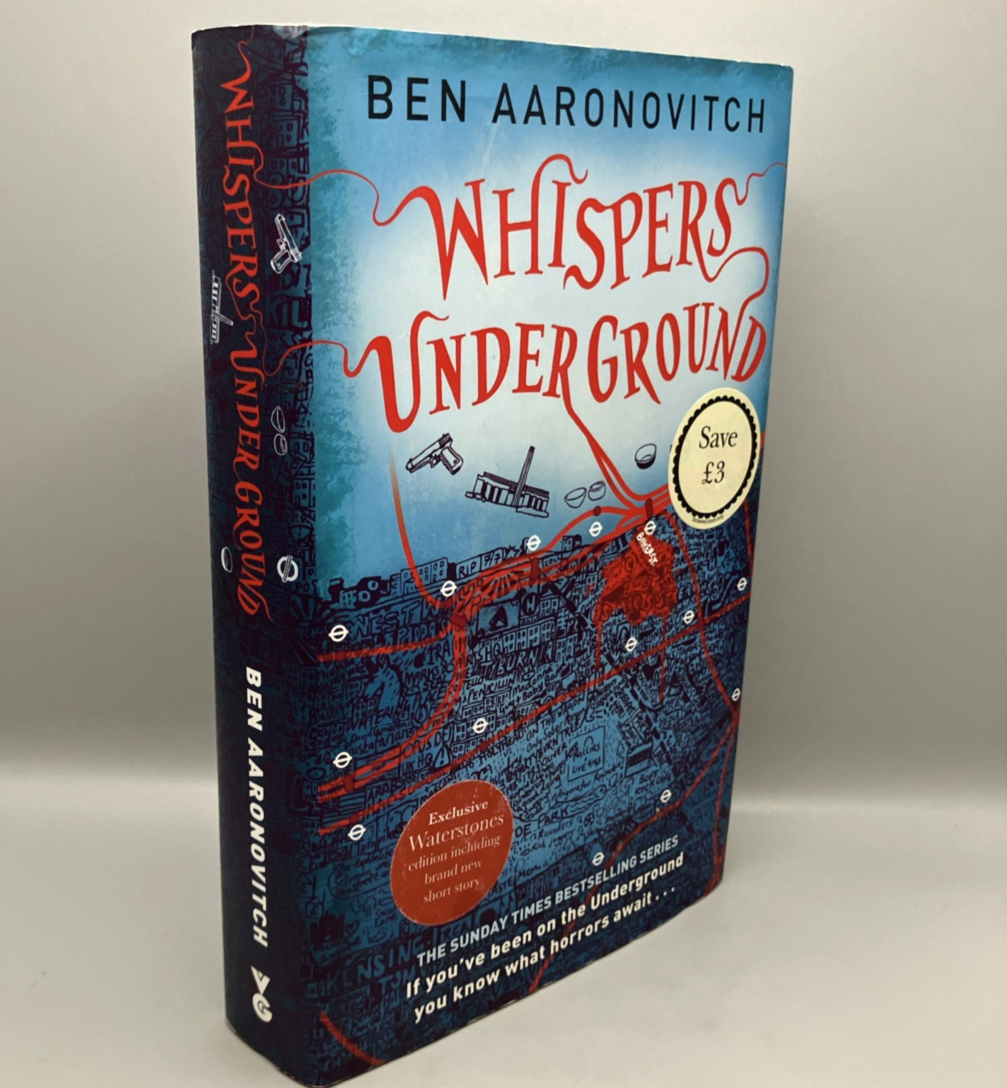Whispers Underground First edition Ben Aaronovitch Hardvover Rivers London Book