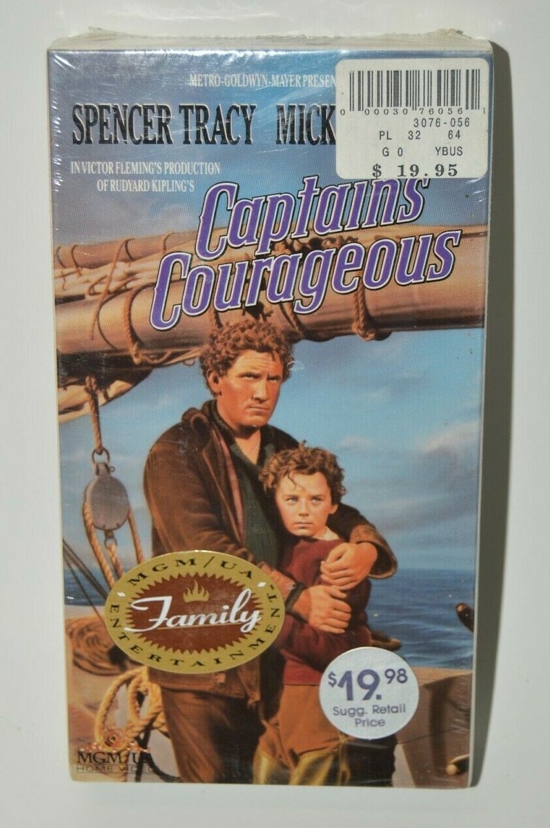 CAPTAINS COURAGEOUS フランツ・ワックスマン・コレクション Vintage Captains Courageous Factory Sealed VHS MINT Spencer Tracy