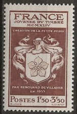 N° 668**  JOURNEE DU TIMBRE 1944