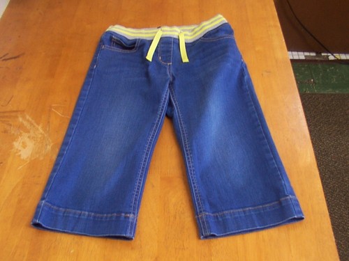 Mini Boden/Gymboree Denim Capris With Ribbed Waist & "Sun Kissed" Top(NWt)-10/11 - Picture 4 of 5