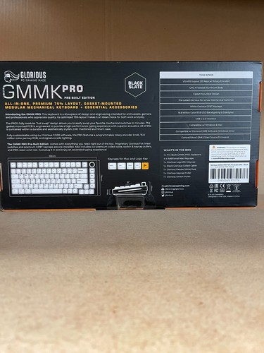 Glorious GMMK PRO 75 TKL 75% Pre-Built Gaming Keyboard - Black - 第 6/17 張圖片