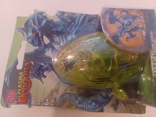2005 Mega Bloks Plasma Dragons #9605 Vile Wind Sprinter Dragon -New Sealed M- - Picture 7 of 9