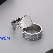 Punk creativity  Ring Male Stainless Steel motorcycle ring Customized Gift