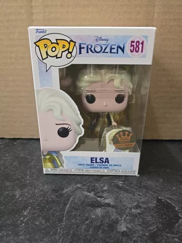 Funko Pop Disney's Frozen Elsa with Pin #581 Funko.com Exclusive