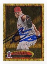 SIGNED BASEBALL CARD AUTO LOS ANGELES LA ANGELS TOPPS 2012 JORDAN WALDEN INSERT