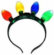 Christmas Holiday Headwear Headband for Xmas Party Flashing Festive Holiday Fun