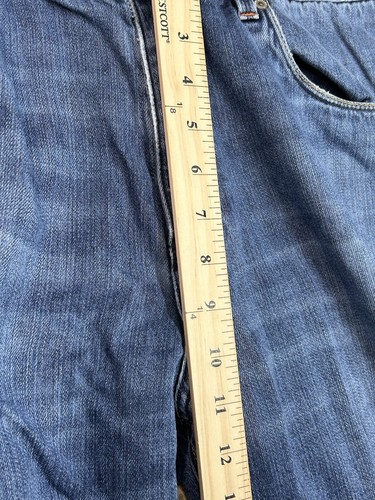 Tommy Bahama Mens Sz 38x32 Jeans Blue Straight Leg Designer Distressed Guys - Picture 12 of 14