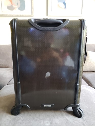 Tumi Tegra-Lite Max Carbon Fiber Carry On Expandable Luggage Black Hard Shell - Picture 7 of 24