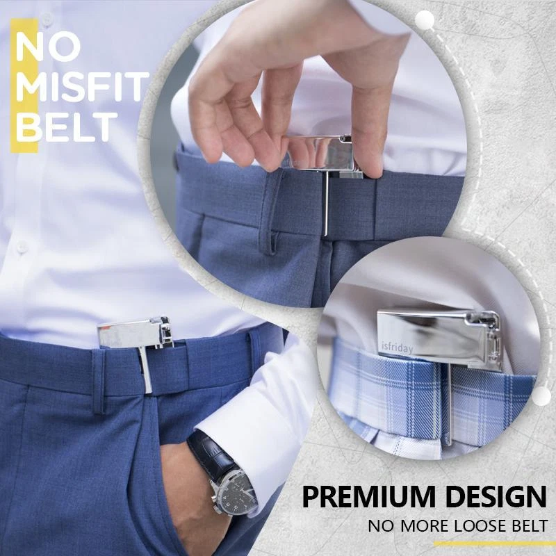 Pants Waist Shrink Clip Buckle-Free Waist Belt Tighten Pants