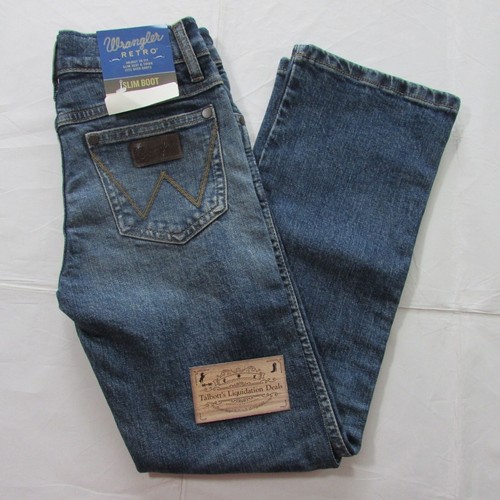 Wrangler Retro Boy's Adjustable Waist Whitley Slim Bootcut Jeans 112353410 - Picture 2 of 8