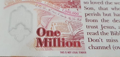 2x KING CHARLES £1,000,000 One Million Pound Novelty Note Bill MINT CONDITION - Picture 6 of 7