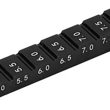(Black)Chassis Ride Height Gauge Aluminum Alloy 3‑10mm Rc Car Droop Gauge FF