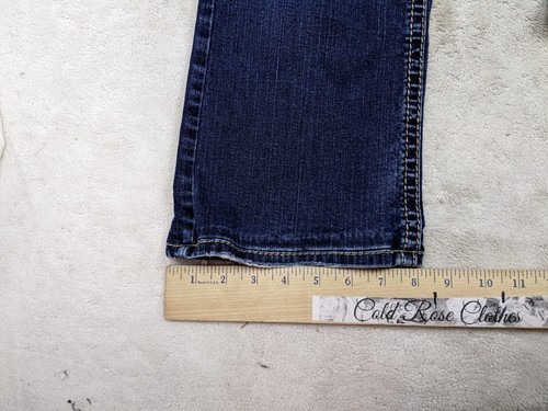 Silver Suki Bootcut Womens 31 12 Blue Jean Thick Stitch Button Flap Pockets - Afbeelding 15 van 16