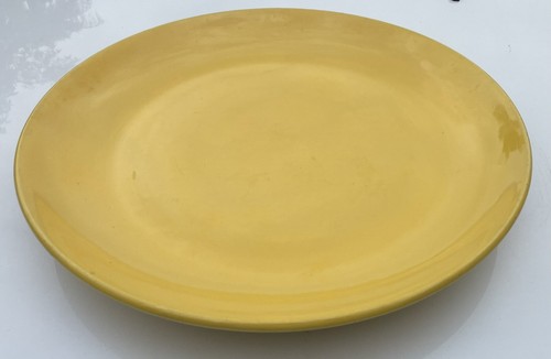 Mandarin Manchu Yellow Catalina Island 18” Charger - 1930-1936 Impressed Mark - Picture 6 of 21