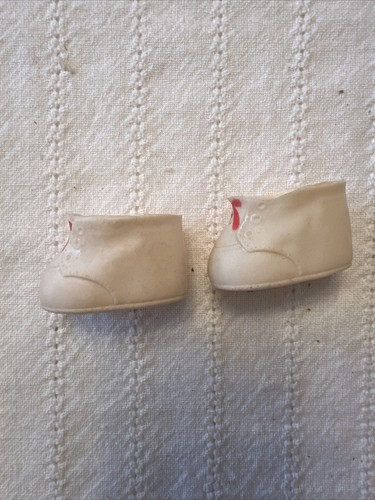 Vintage BABY Crib Bassinet Booties Cake Picks Topper Cupcakes Pink Blue - Picture 8 of 8