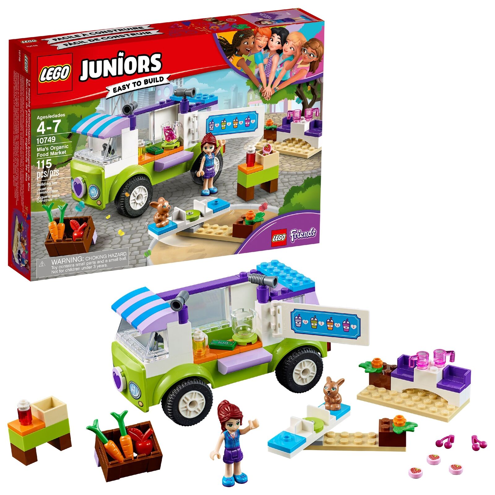 LEGO Juniors/4+ Mia's Organic Food Market 10749