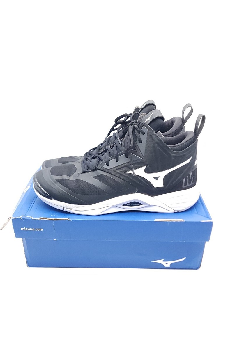 Mizuno Mens 15 Wave Momentum 2 Mid Volleyball Sneakers Black Lace Up Shoes Amazon.com: Mizuno Men main image 3