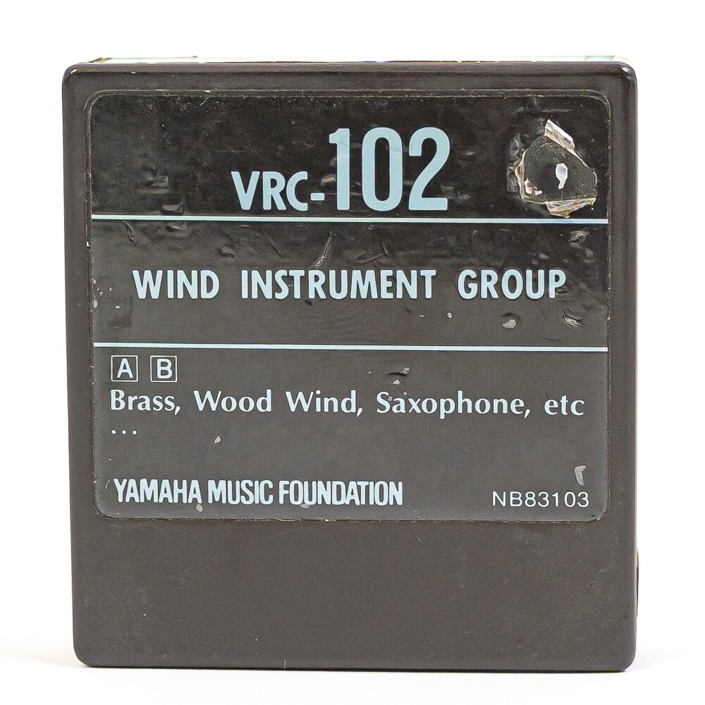 YAMAHA 「 VRC-102 」DATA CARTRIDGE fof DX7 Yamaha DX7 VRC-102 Wind Instrument Group Soundbank ROM Card