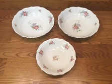 3 Bavaria Germany - SERVING BOWLS ~ Blue Lion Stamp - Excellent 