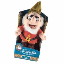 1992 Doc Plush Doll Snow White and the Seven Dwarfs Walt Disney Mattel 10109