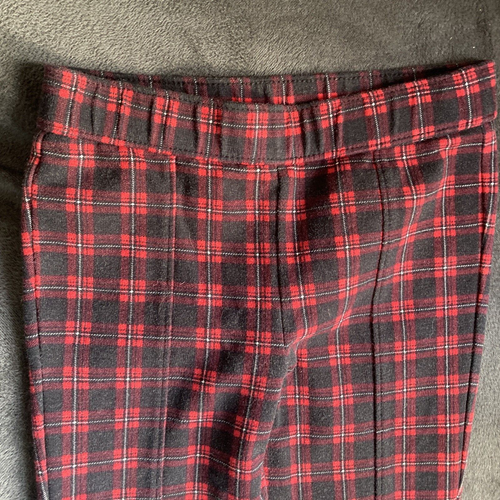 Lot of 2 Gymboree Pant Leggings Plaid Red Brown Size 7 Girls Pull-On Stretch - Picture 15 of 22