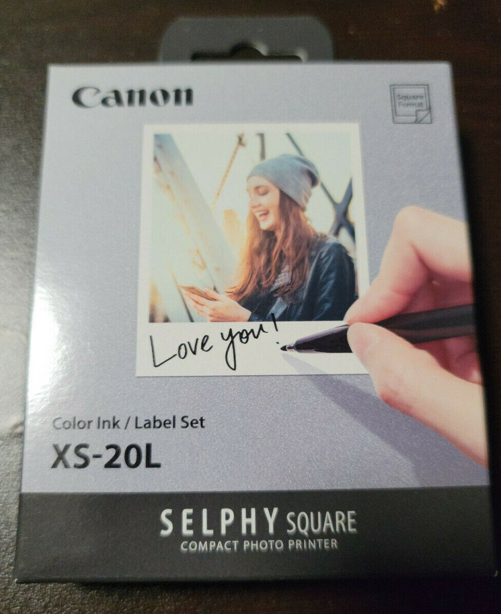 Selphy Inks Canon SELPHY Color Ink and Label XS-20L Set - 20 Sheets for sale online ...