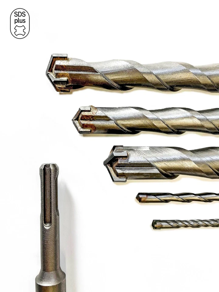 SDS Plus Bohrer Steinbohrer Betonbohrer Hammerbohrer mit Kreuzschneide Ø 5-30mm - Bild 4 von 4