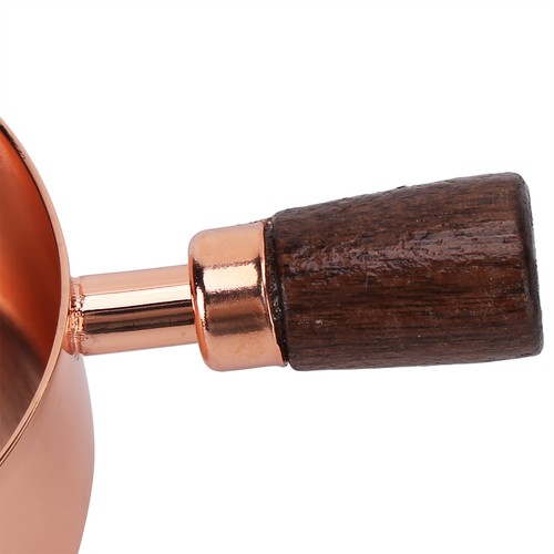 (2) Saucepan Nonstick Sauce Pan Wooden Handle Rose Gold Stainless Steel - Picture 16 of 22