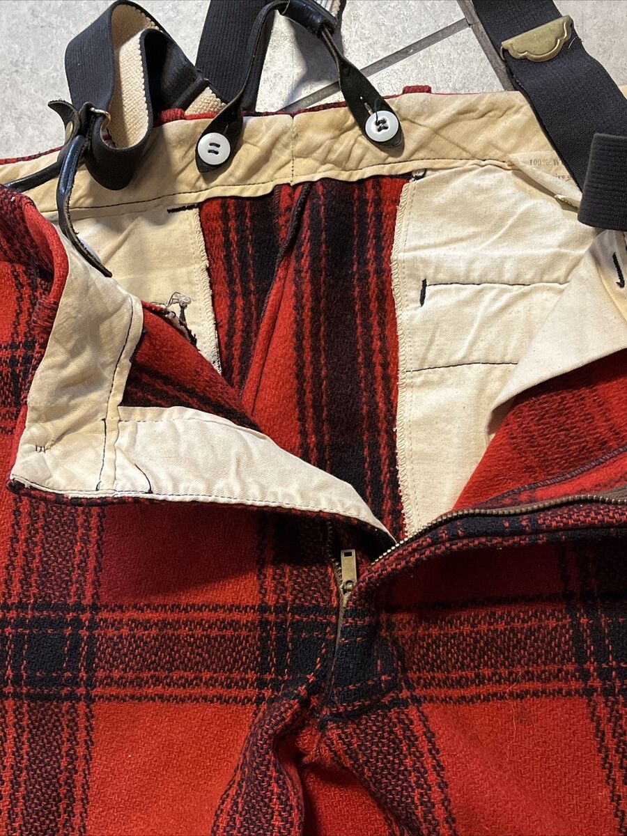 Vintage Sears Roebuck J.C. Higgins Red Plaid Wool Hunting Vintage Sears Roebuck J.C. Higgins Red Plaid Wool Hunting